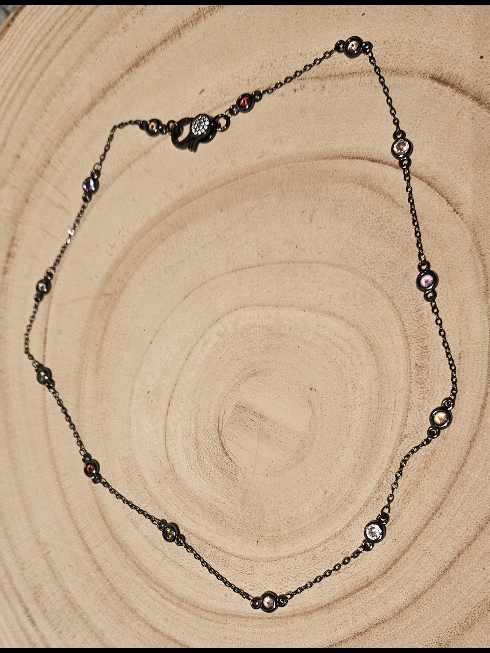 Multi-Colored Station Necklace by FR Vault
